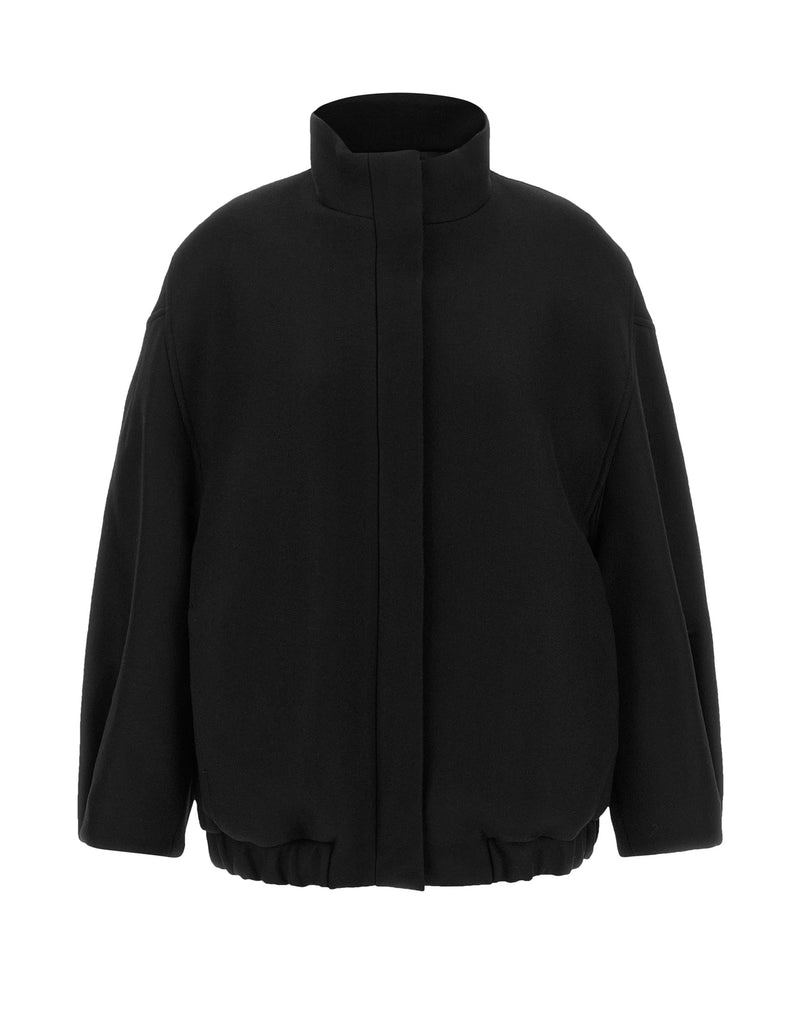 Dries Van Noten Bomber Jacket in black, Wool