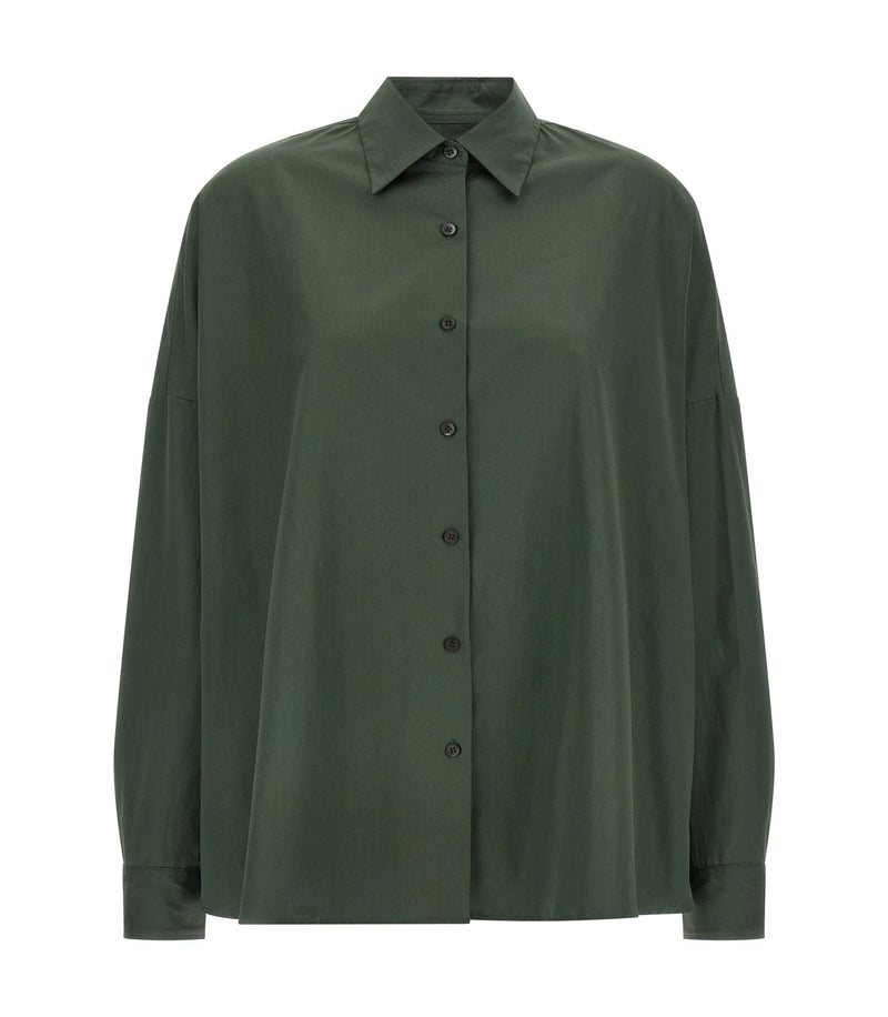 Dries Van Noten Dress Shirt in green, Cotton