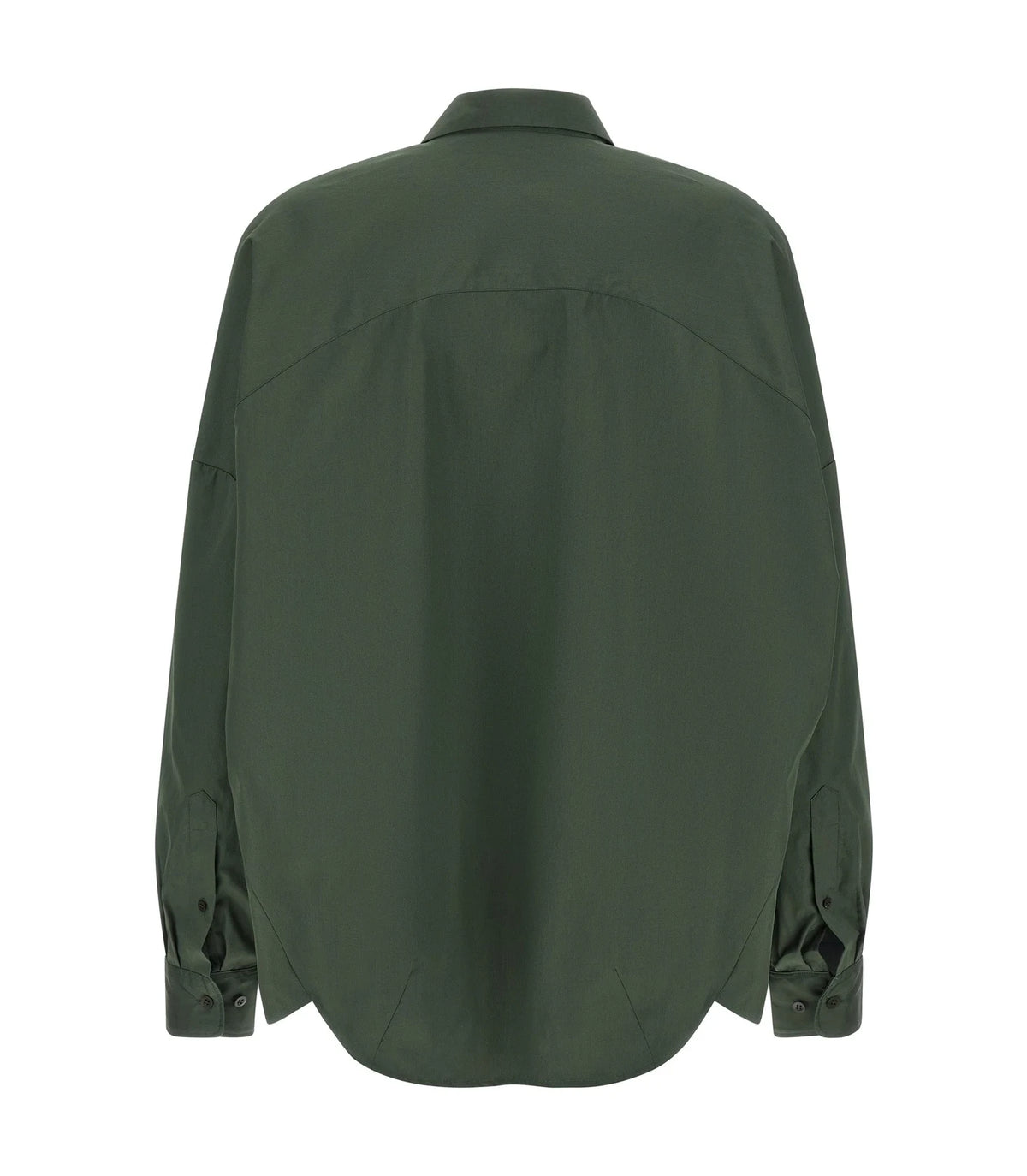 Dries Van Noten Dress Shirt in green, Cotton — view 2