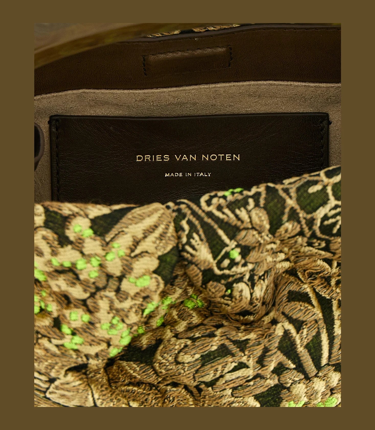 Dries Van Noten Hobo Bag in multicolor, Polyester — view 4