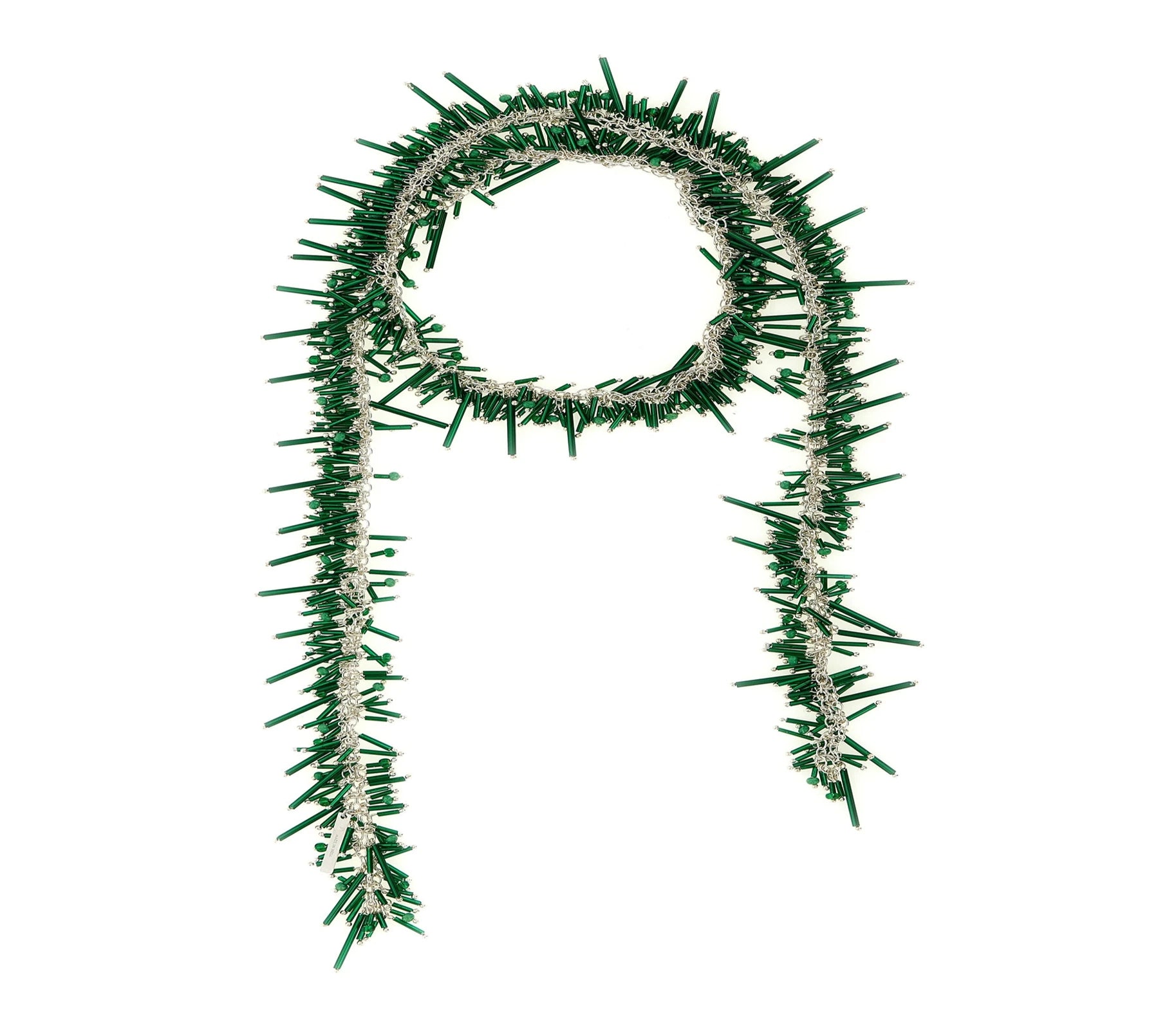 Dries Van Noten Necklace in green, Brass