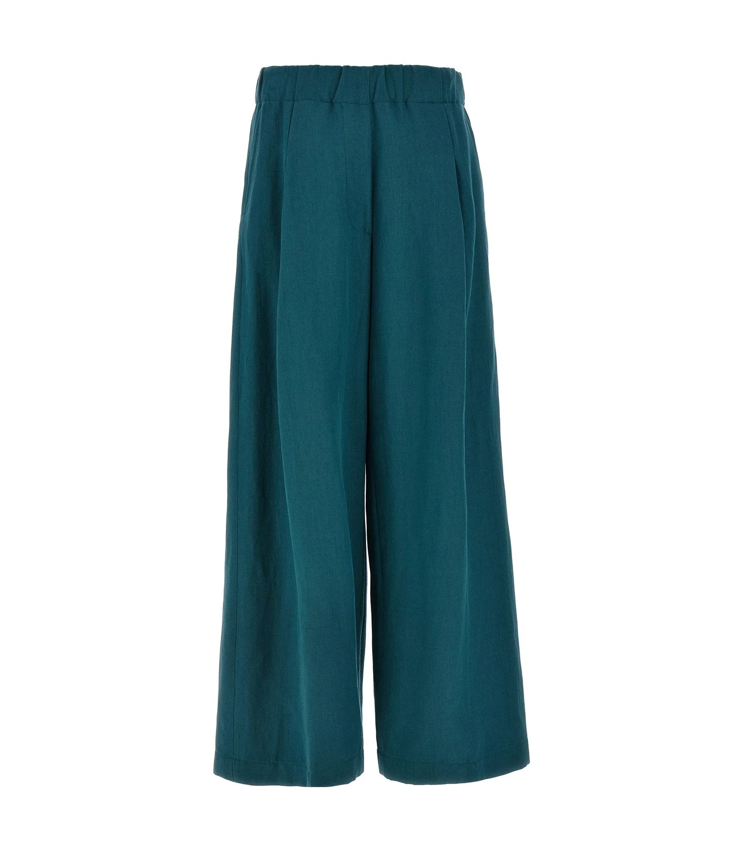 Dries Van Noten Palazzo Pant in blue, Wool