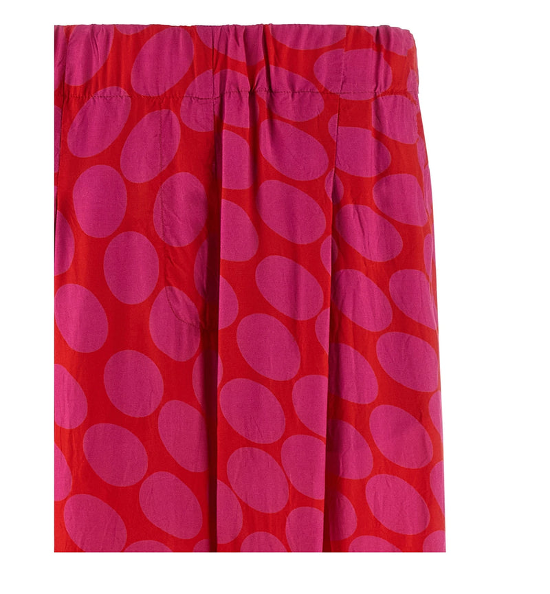 Dries Van Noten Palazzo Pant in pink, Viscose — view 3