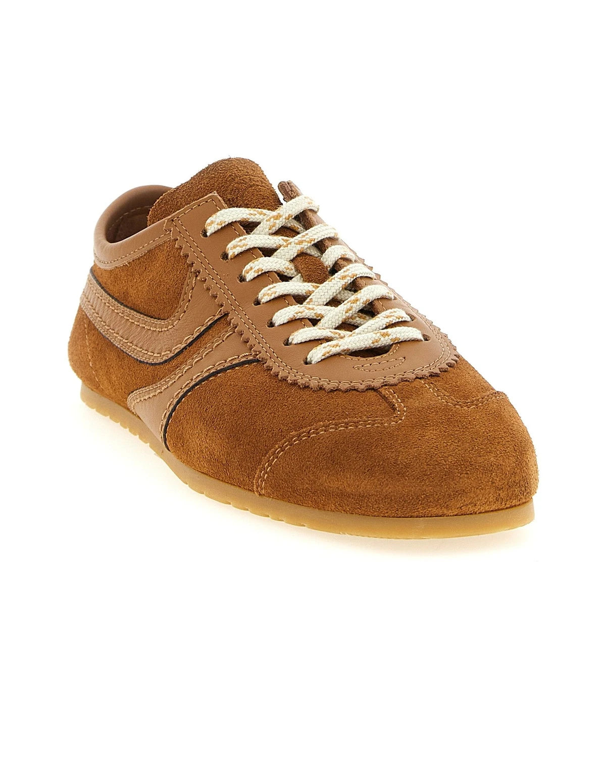 Dries Van Noten Sneakers in brown, Calfskin Leather — view 2