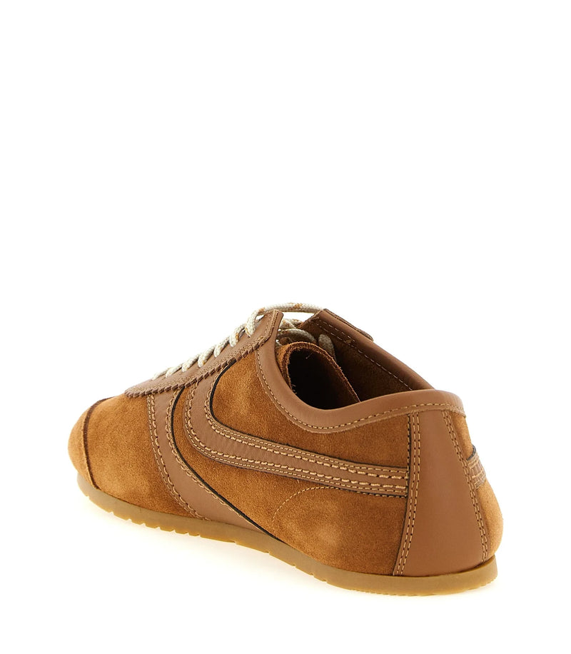Dries Van Noten Sneakers in brown, Calfskin Leather — view 3