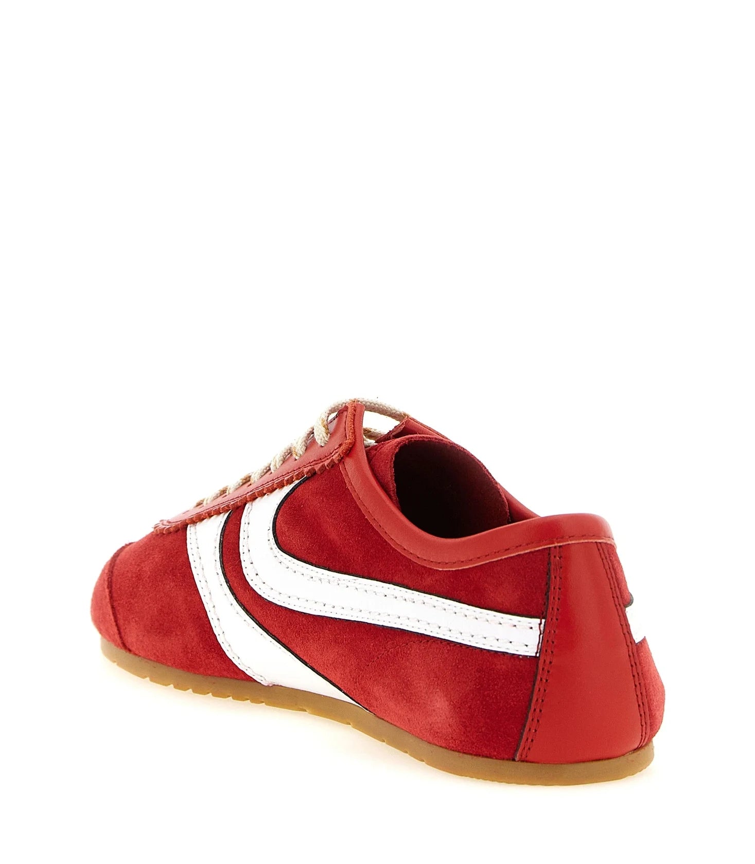Dries Van Noten Sneakers in red, Calfskin Leather — view 3