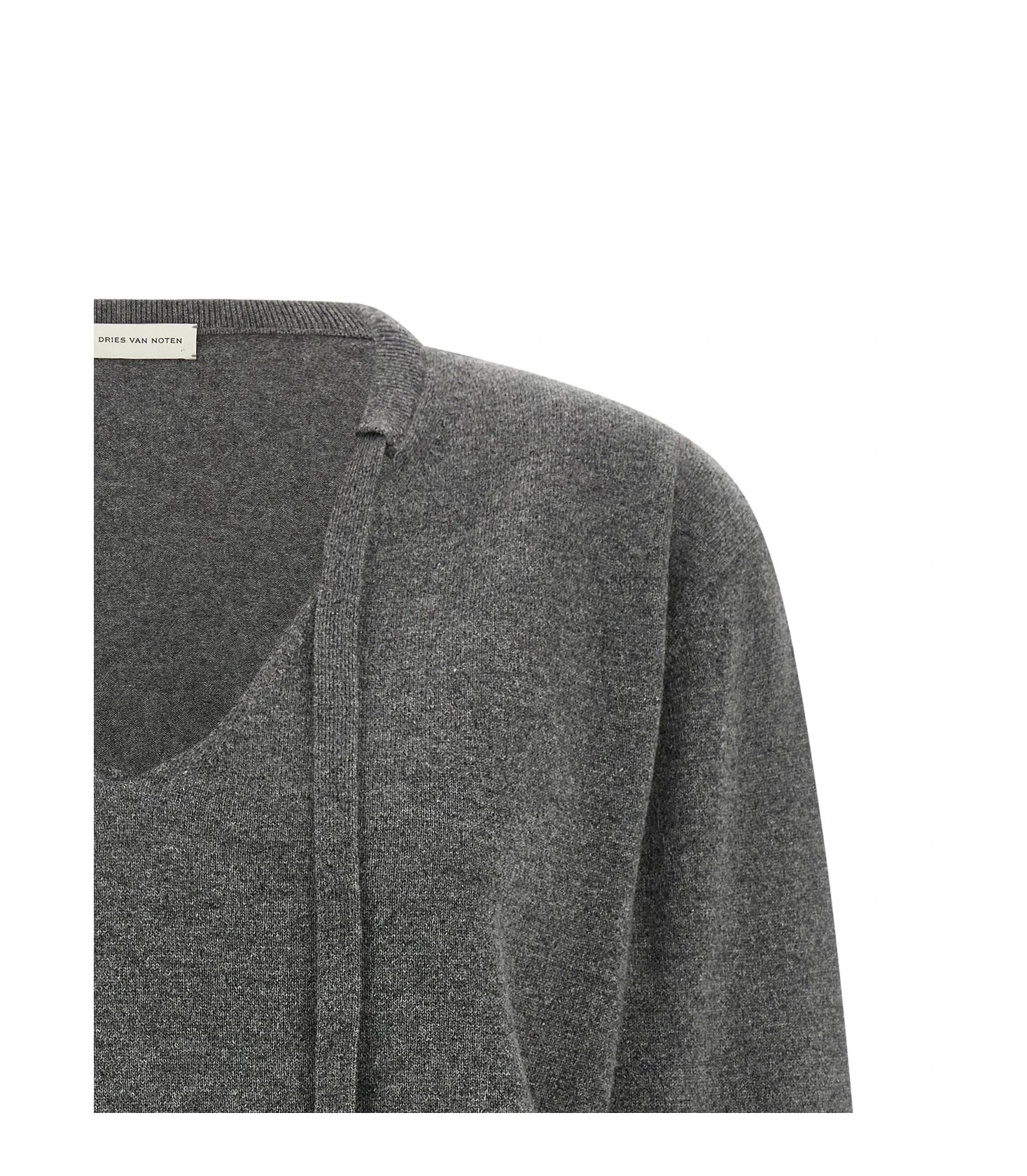 Dries Van Noten Sweater in gray, Cashmere — view 3