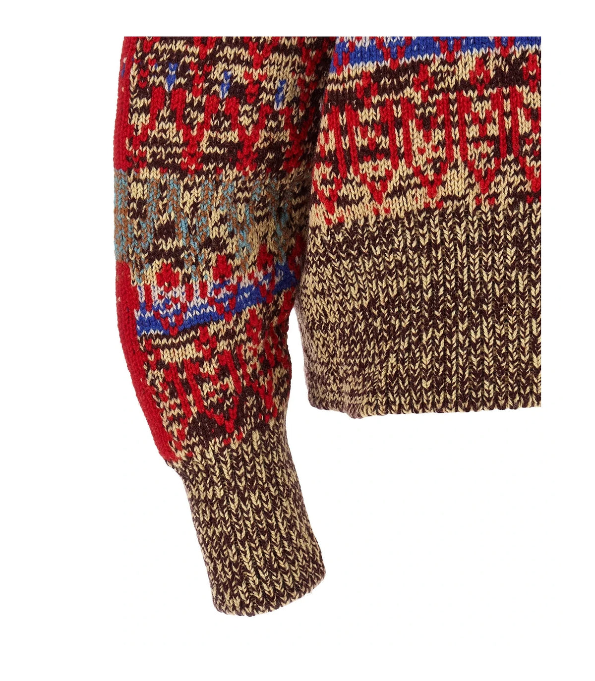 Dries Van Noten Sweater in multicolor, Wool — view 4