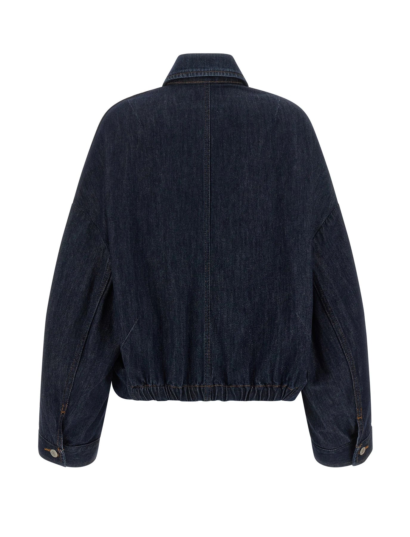 Dries Van Noten Trucker Jacket in blue, Cotton — view 2