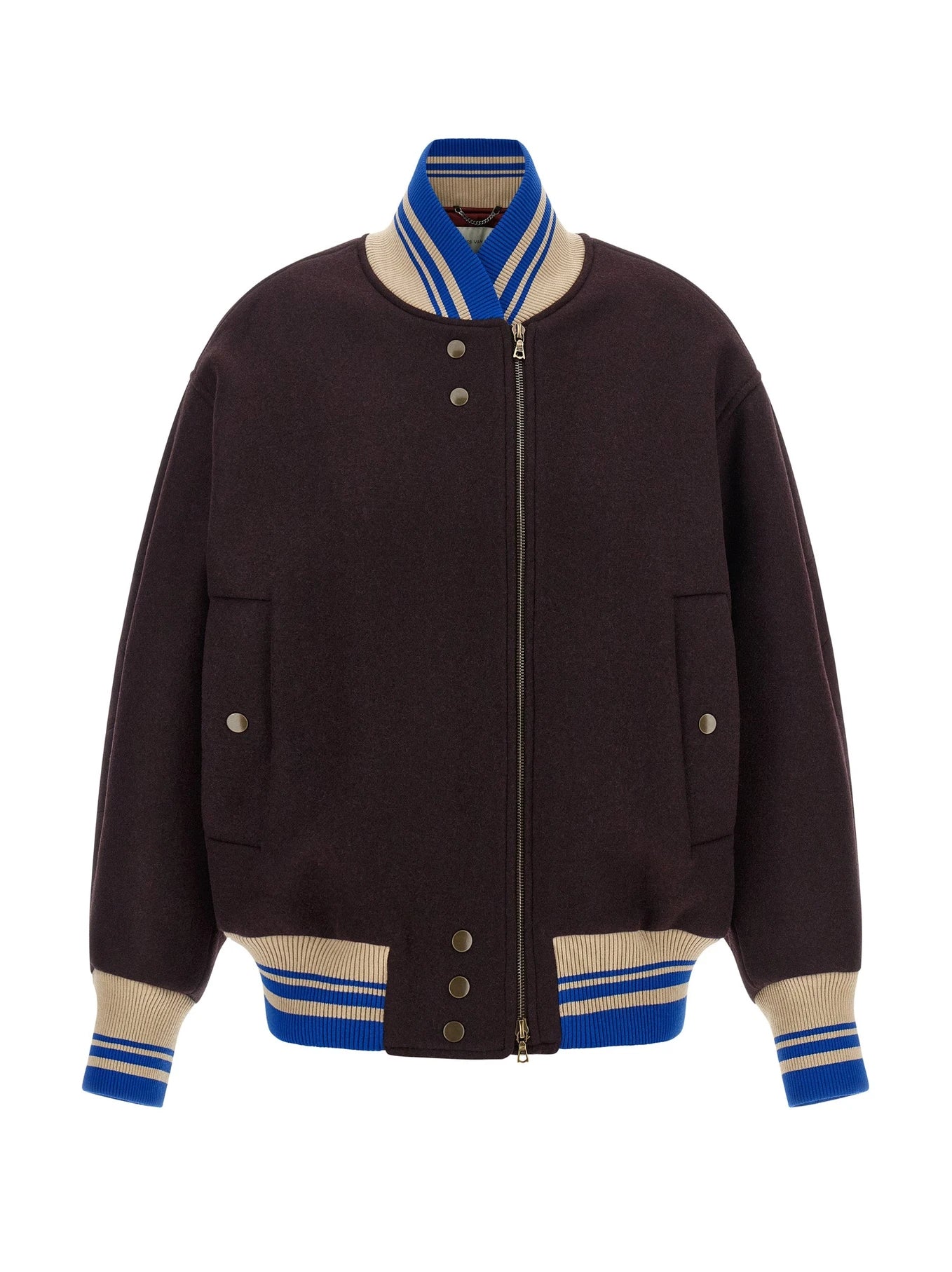 Dries Van Noten Varsity Jacket in purple