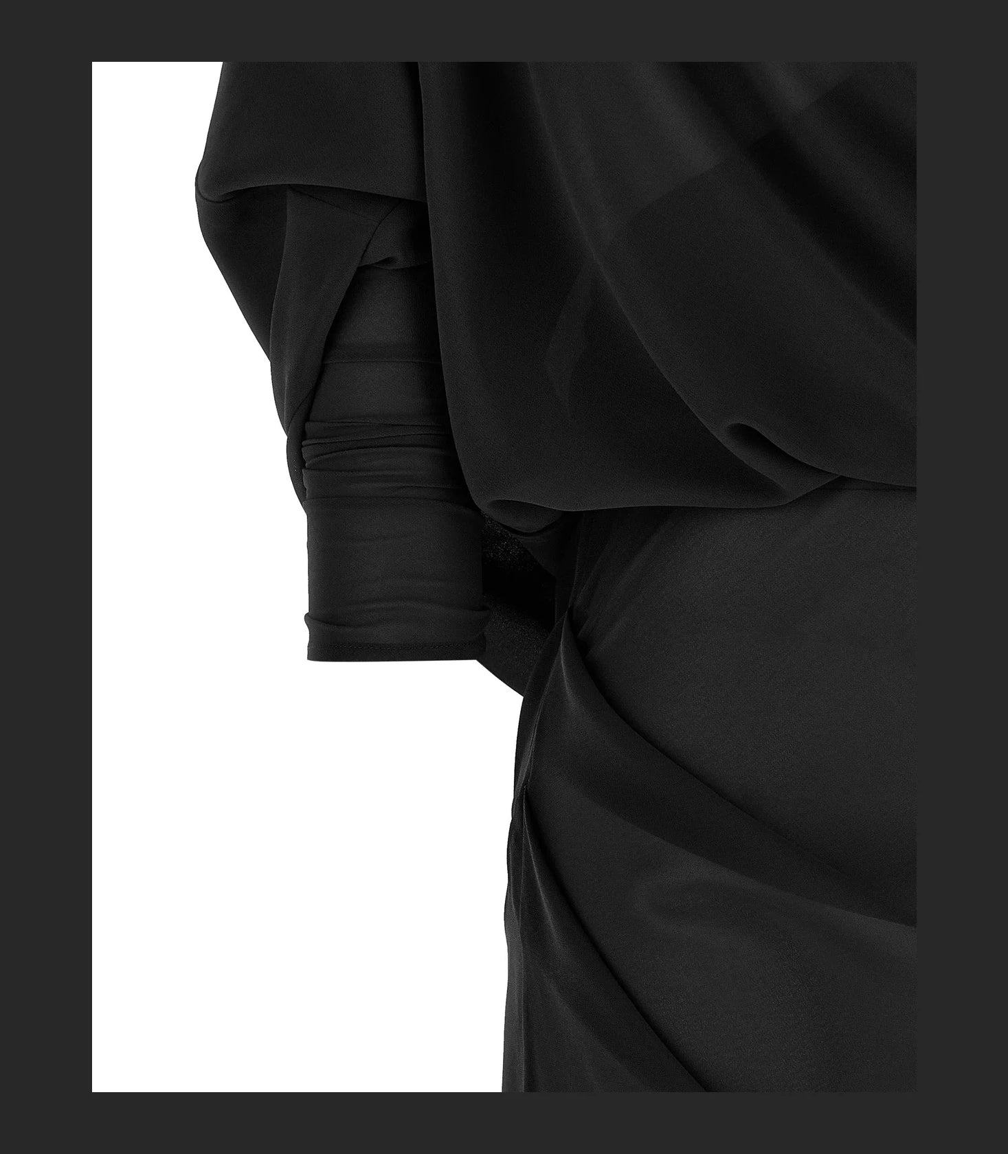 Entire Studios Dresse in black, Polyester — view 4
