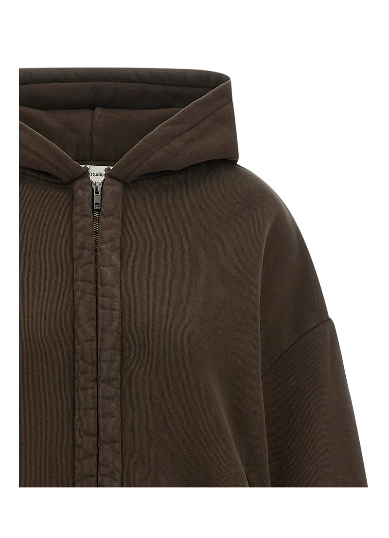 Entire Studios Hoodie in brown, Cotton — view 3