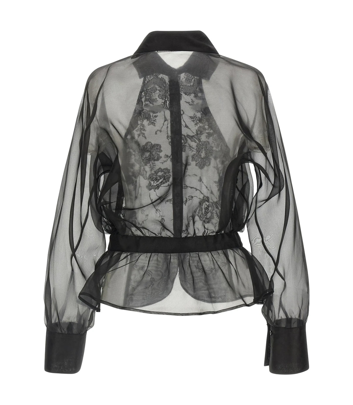 Ermanno Scervino Blouse in black, Silk — view 2