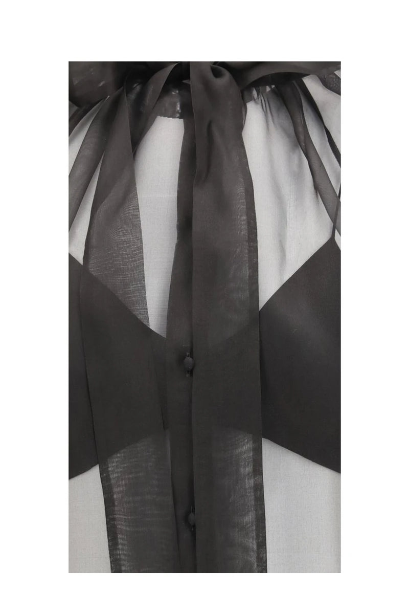 Ermanno Scervino Blouse in black, Silk — view 3