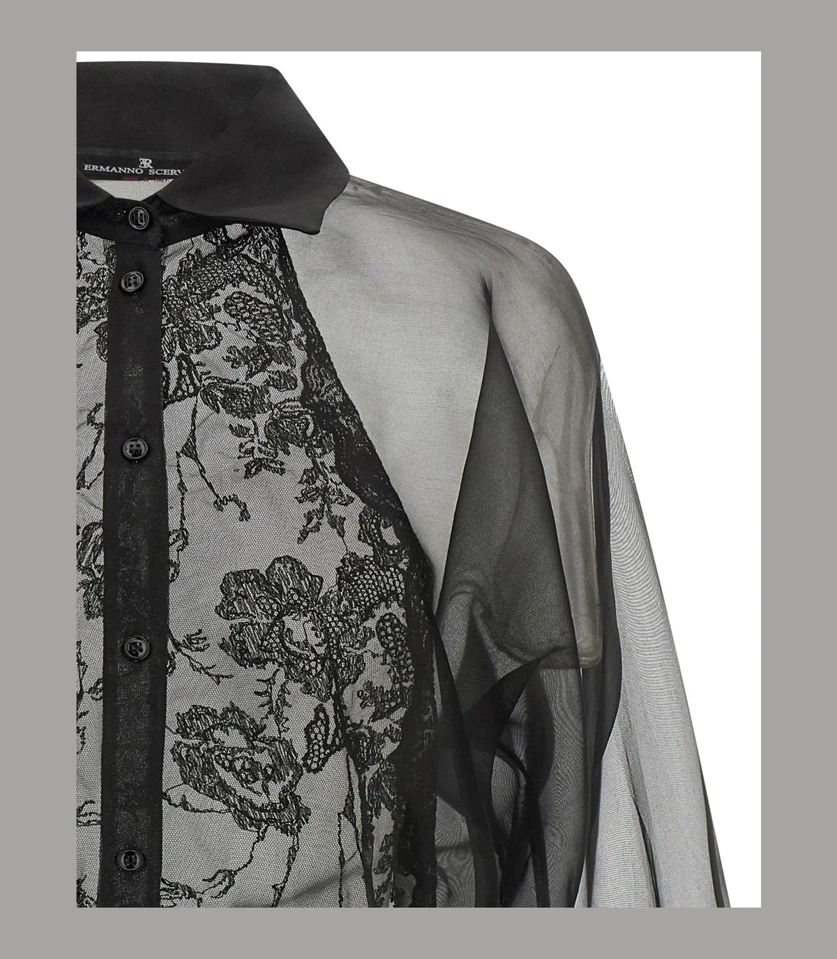 Ermanno Scervino Blouse in black, Silk — view 3