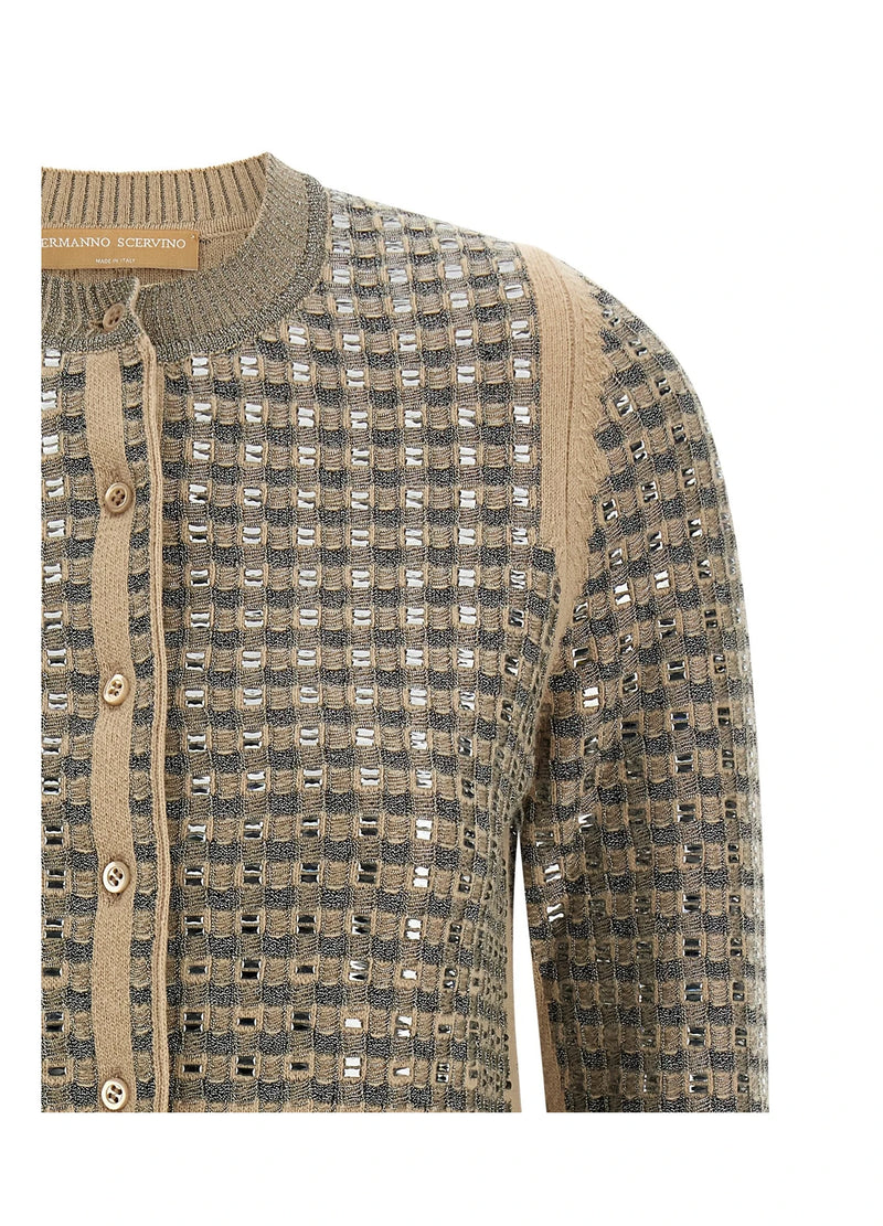 Ermanno Scervino Cardigan in beige — view 3