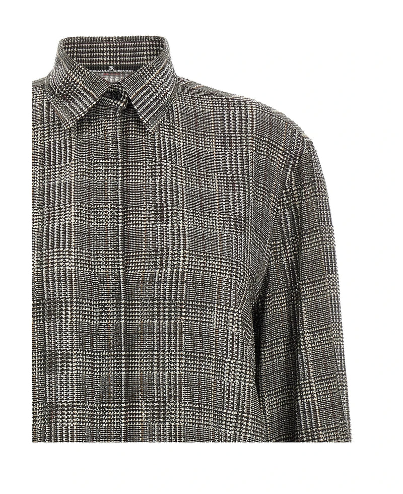 Ermanno Scervino Dress Shirt in gray, Viscose — view 3