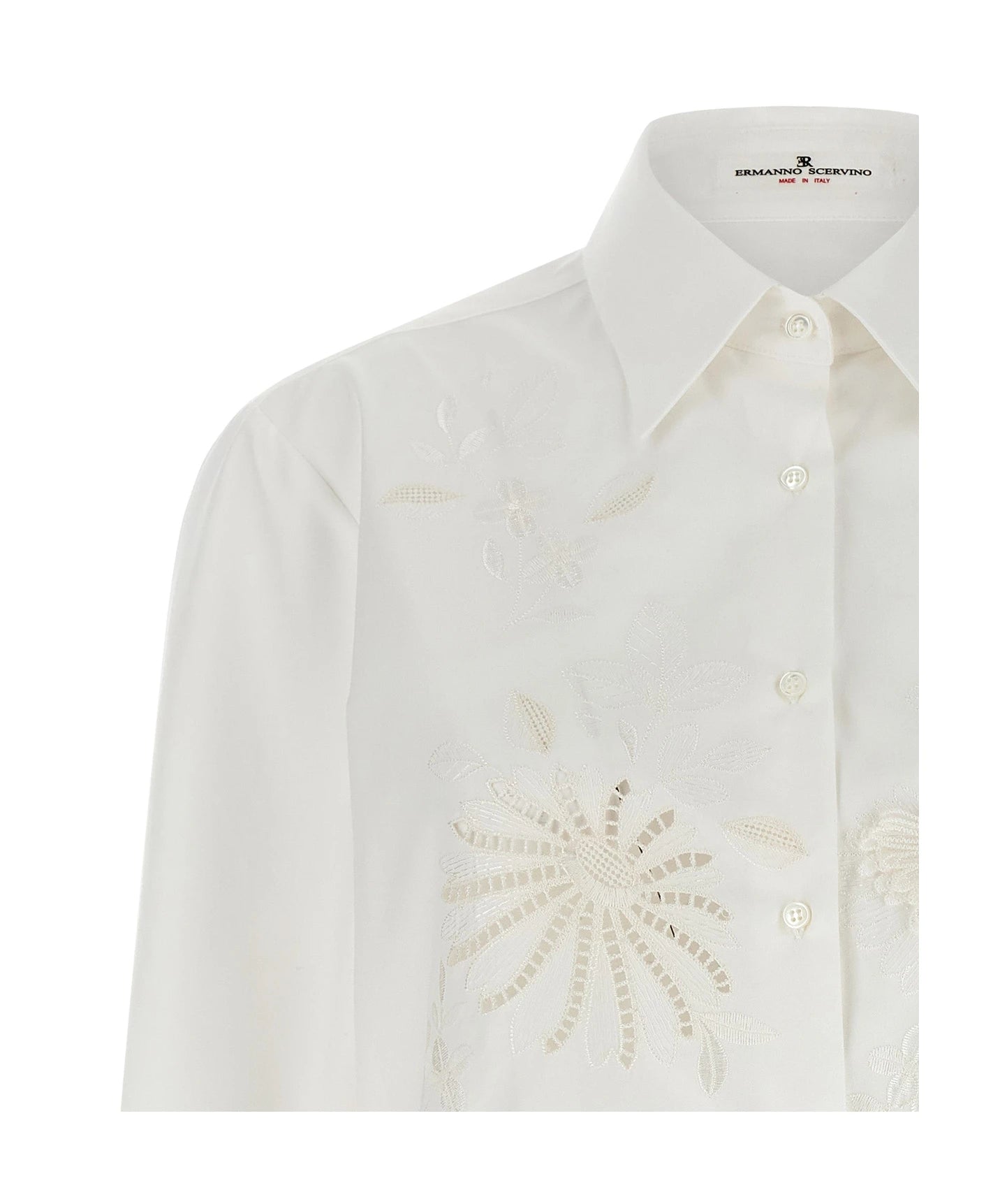 Ermanno Scervino Dress Shirt in white, Cotton — view 3