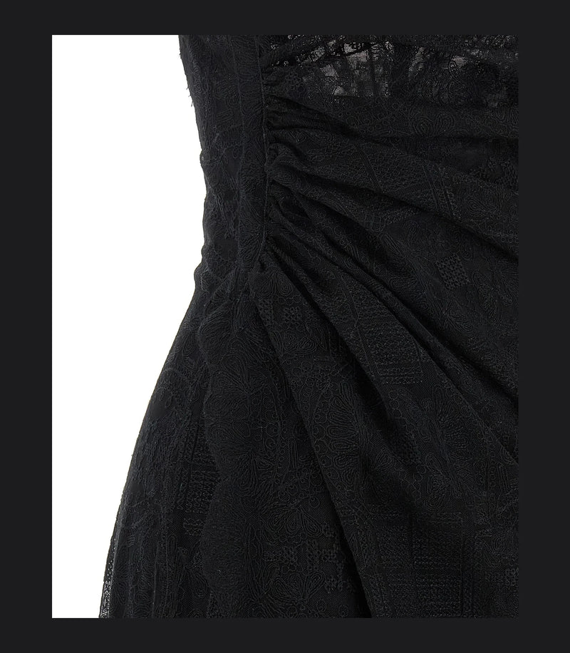 Ermanno Scervino Dresse in black, Polyester — view 4