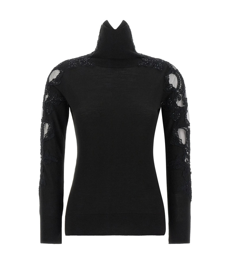 Ermanno Scervino Sweater in black, Virgin Wool