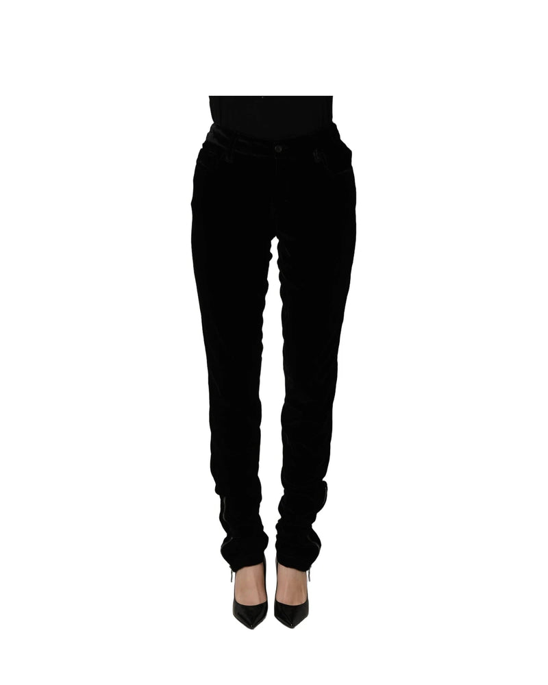 Ermanno Scervino Trouser in black, Viscose — view 2