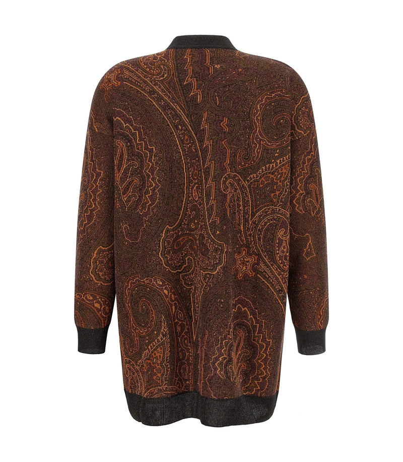 Etro Cardigan in brown — view 2