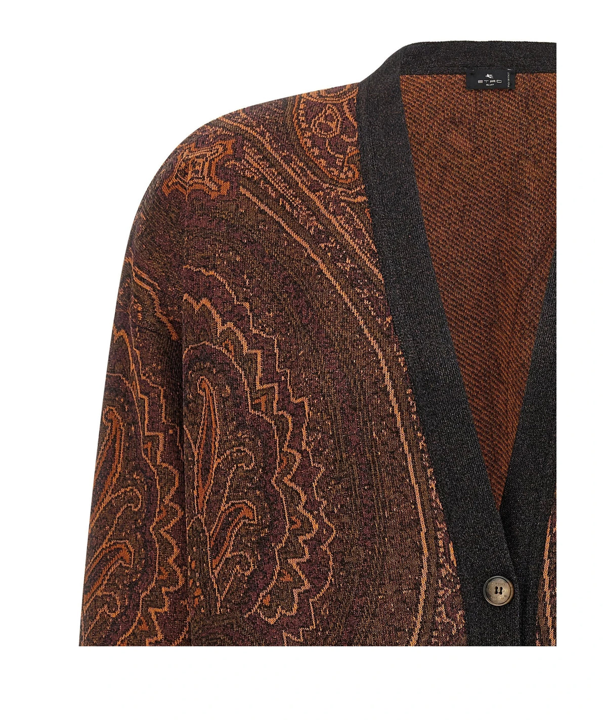 Etro Cardigan in brown — view 3