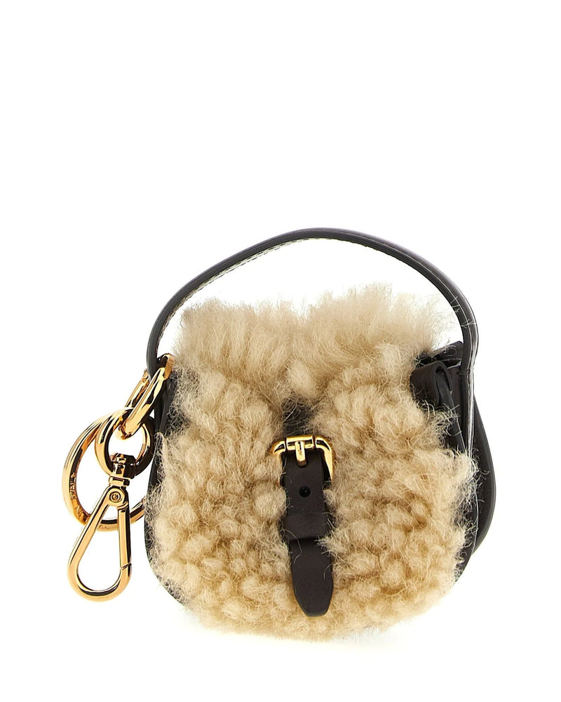 Etro Keychain in multicolor, Calfskin Leather