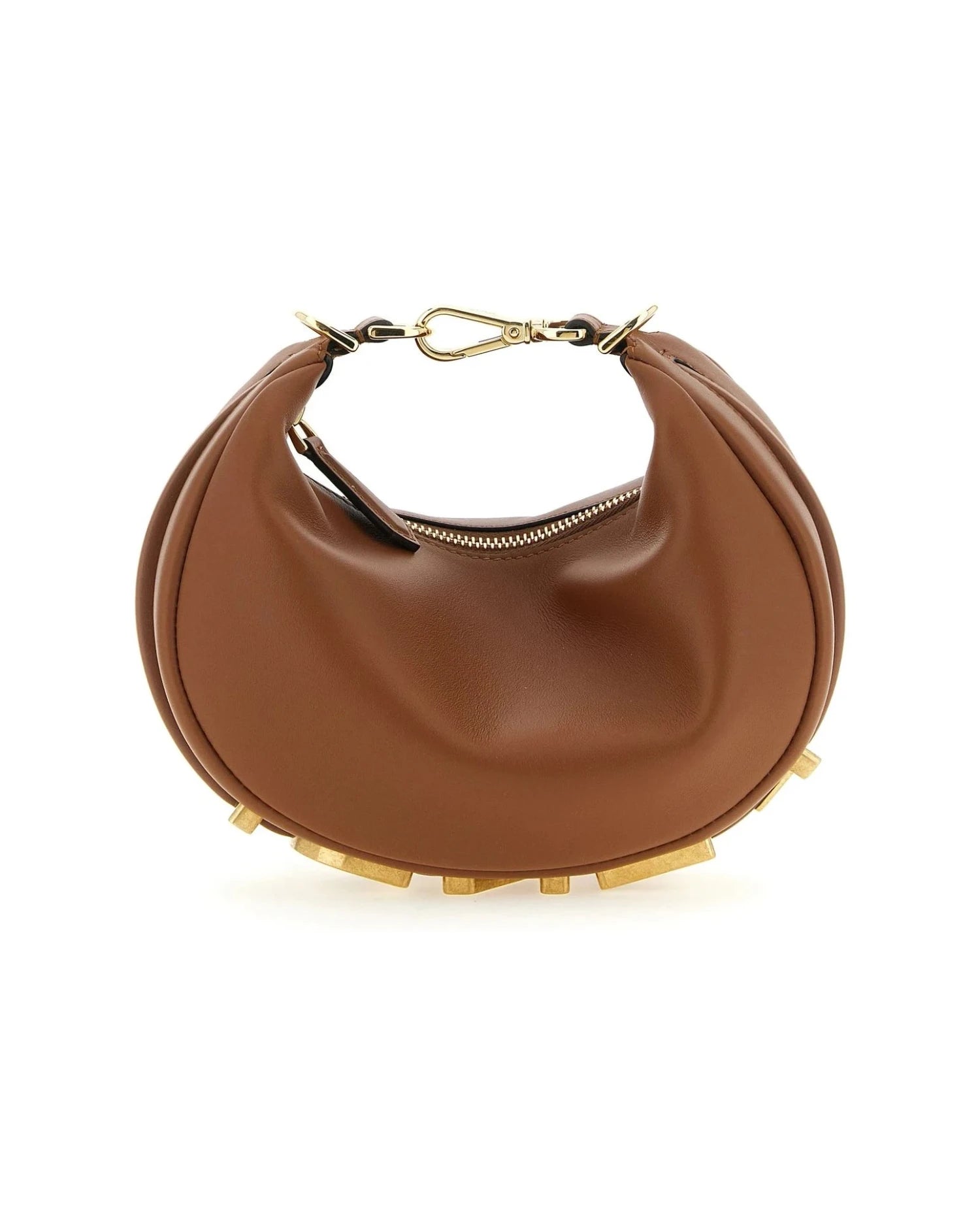 Fendi Hobo Bag in brown, Calfskin Leather