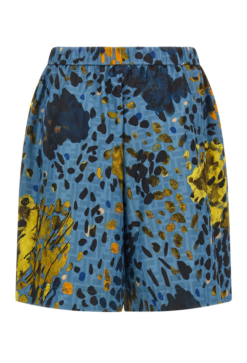Fendi Bermuda in blue, Polyester — view 2