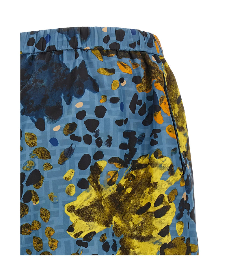 Fendi Bermuda in blue, Polyester — view 4