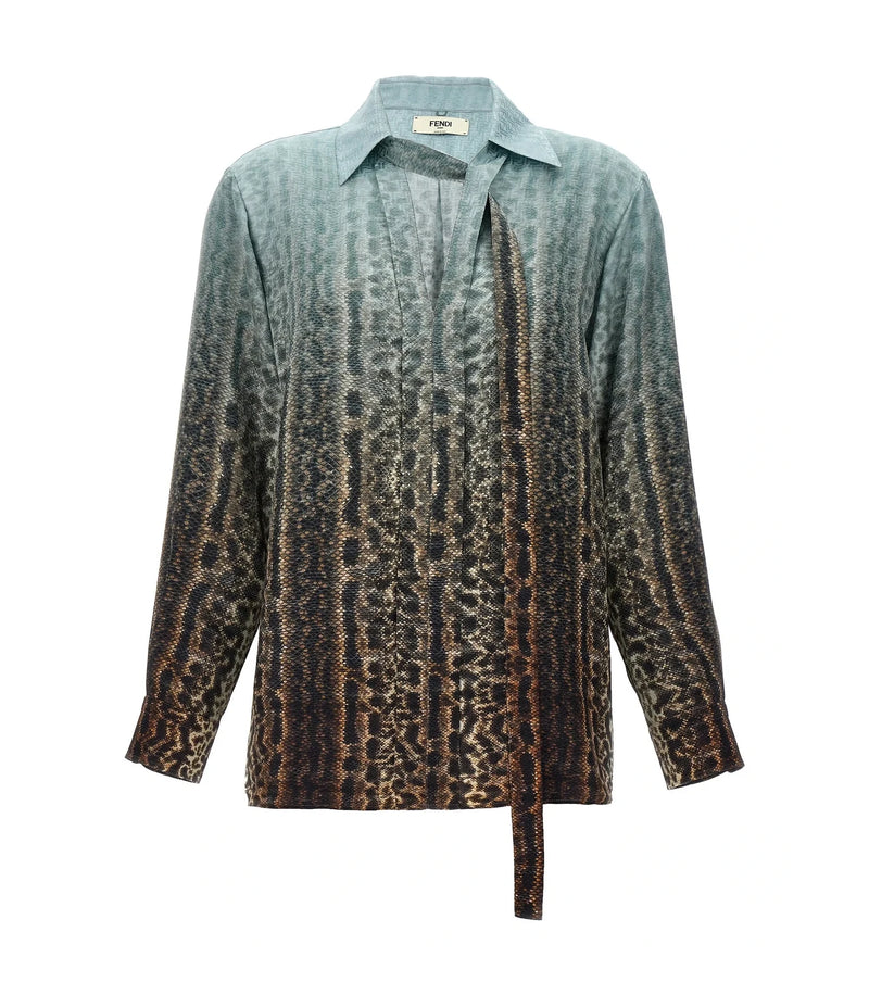 Fendi Blouse in multicolor, Silk
