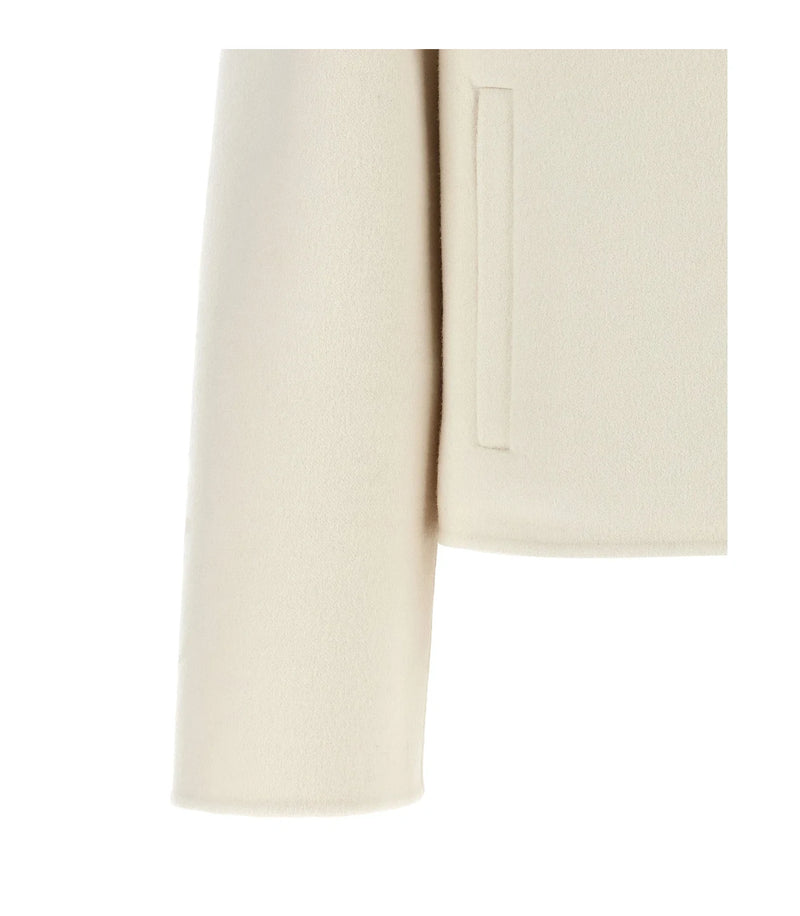Fendi Bolero Jacket in white, Virgin Wool — view 4