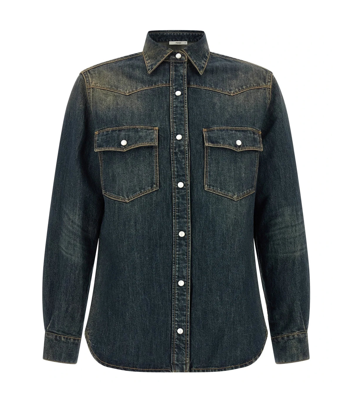 Fendi Dress Shirt in blue, Cotton