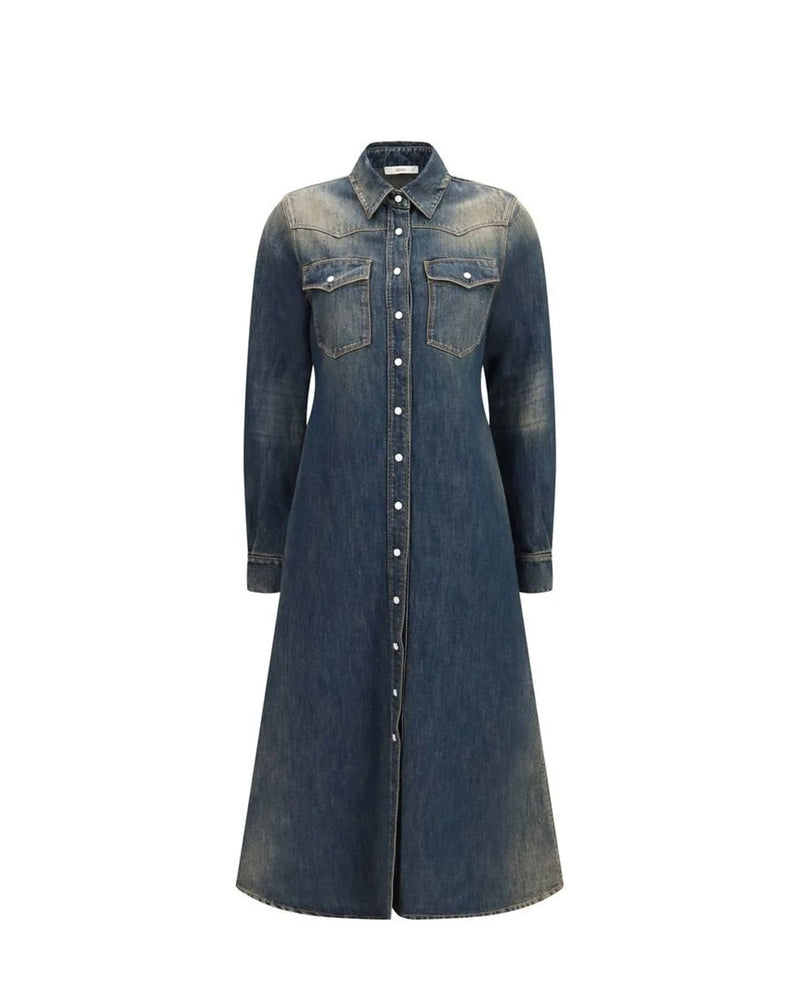 Fendi Dresse in blue, Cotton