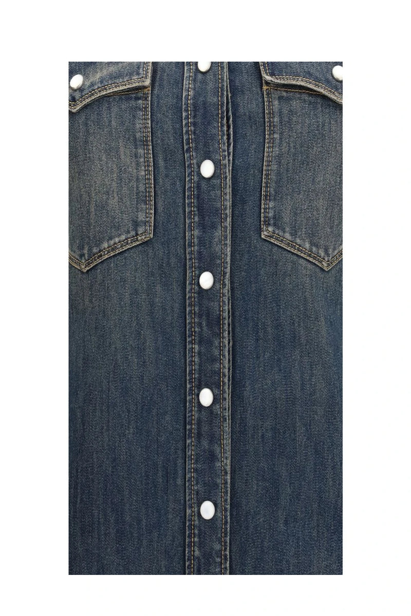 Fendi Dresse in blue, Cotton — view 3