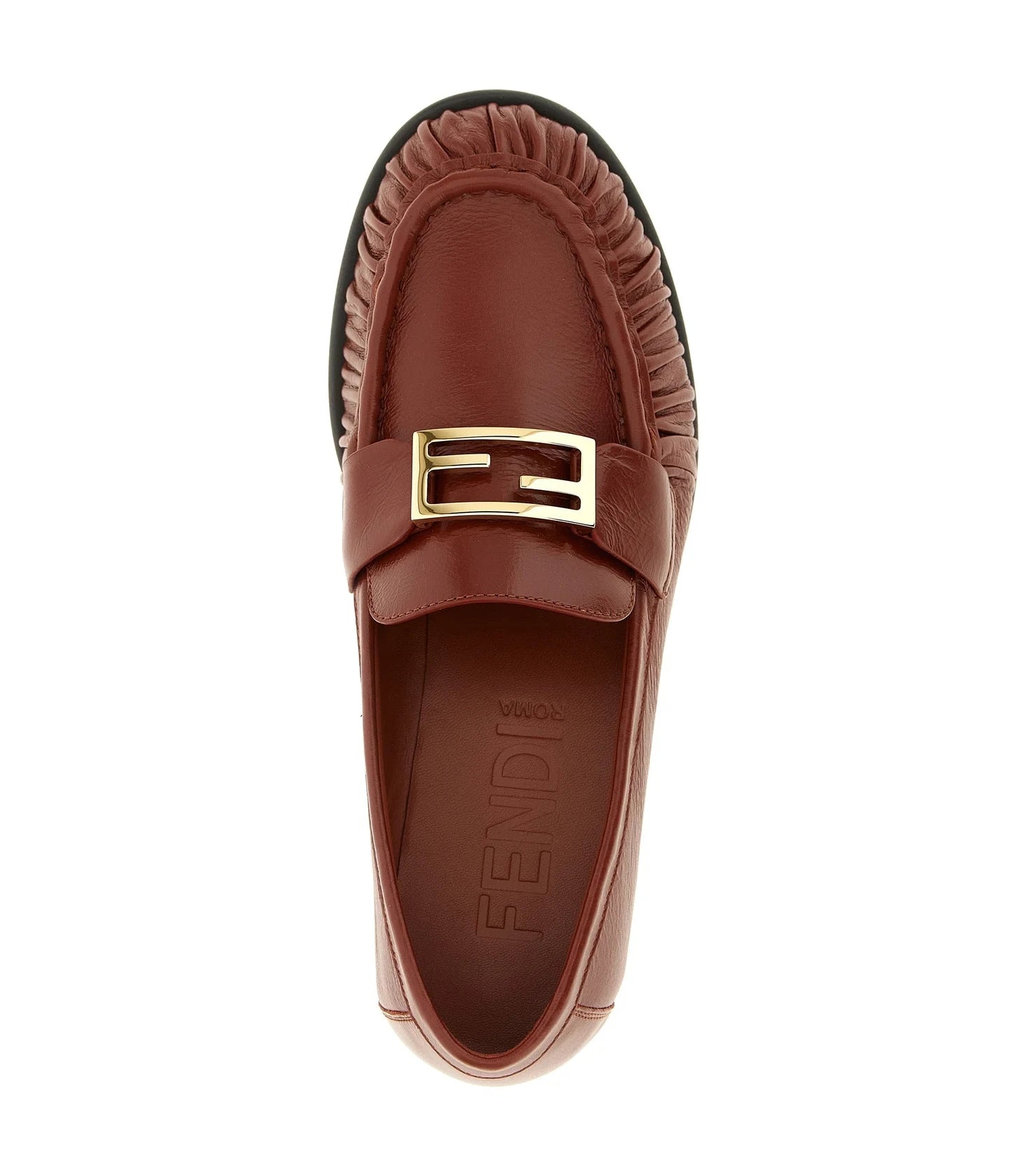 Fendi Brown Loafers 