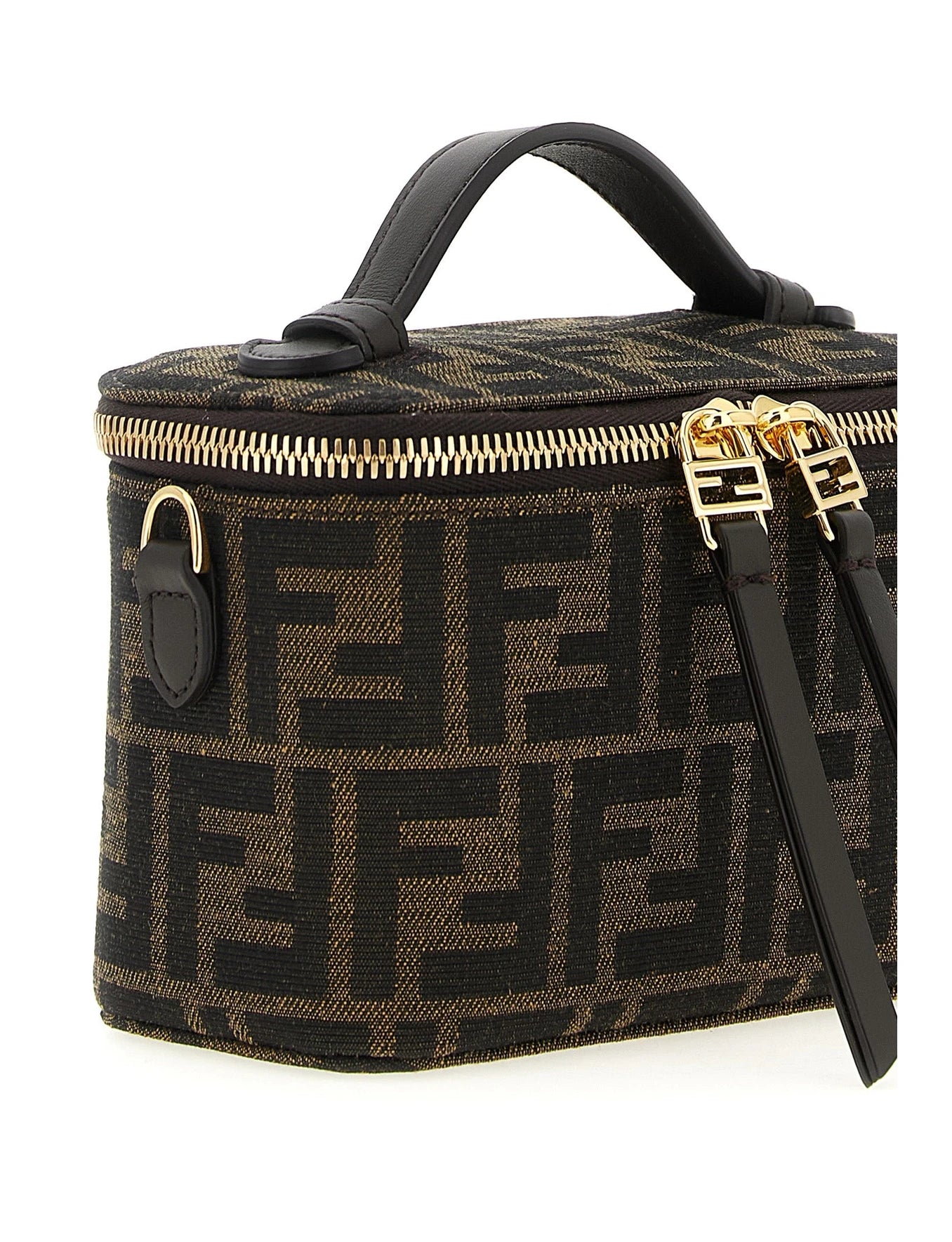 Fendi Makeup Bag in brown, Polyester — view 3