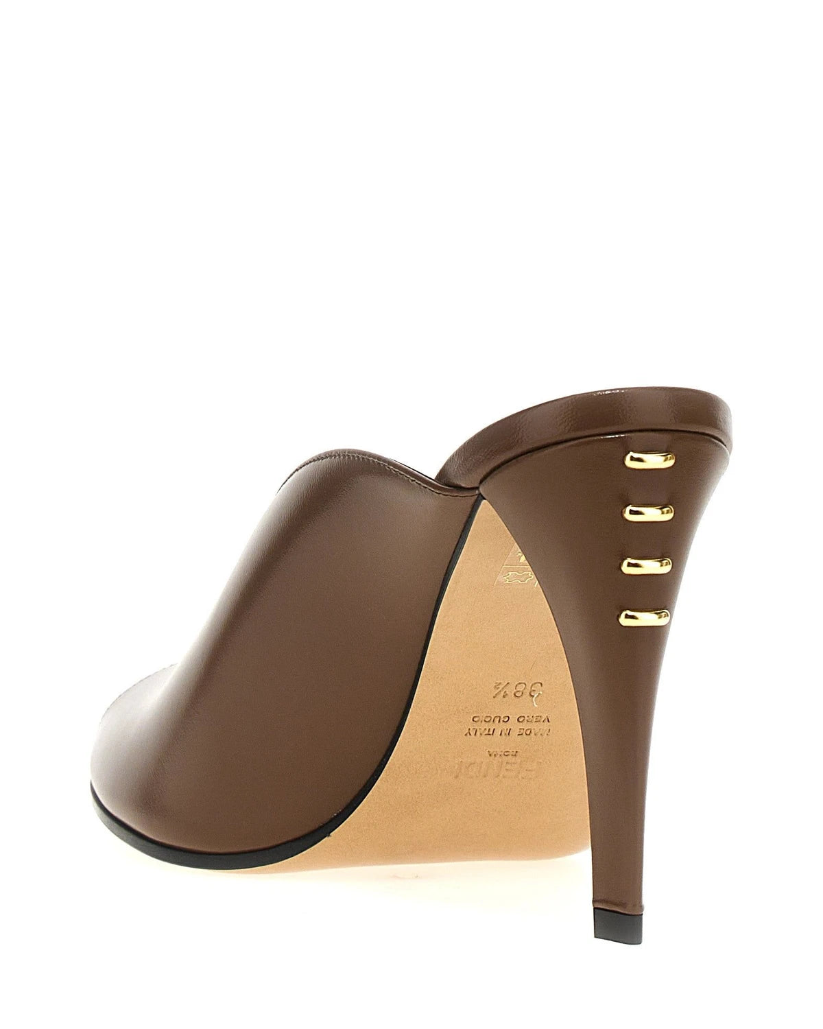Fendi Pumps in brown, Lamb Leather — view 3