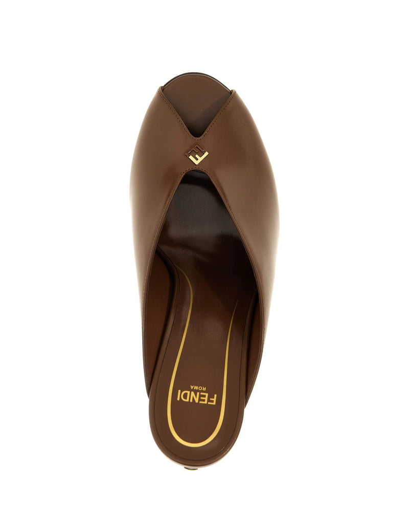 Fendi Pumps in brown, Lamb Leather — view 4