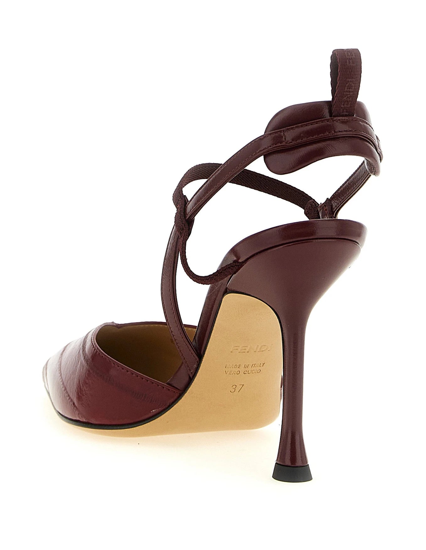 Fendi Pumps in red, Lamb Leather — view 3
