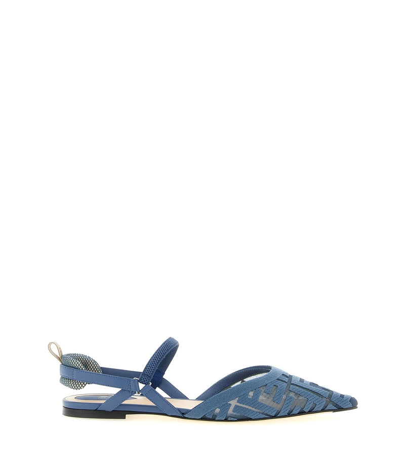 Fendi Sandals in blue, Polyamide