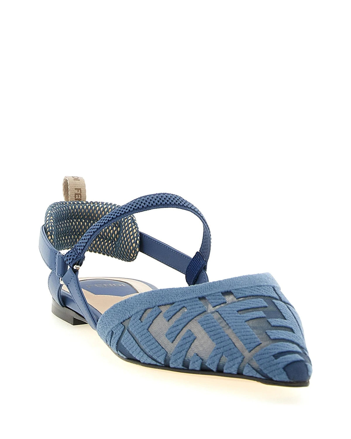 Fendi Sandals in blue, Polyamide — view 2