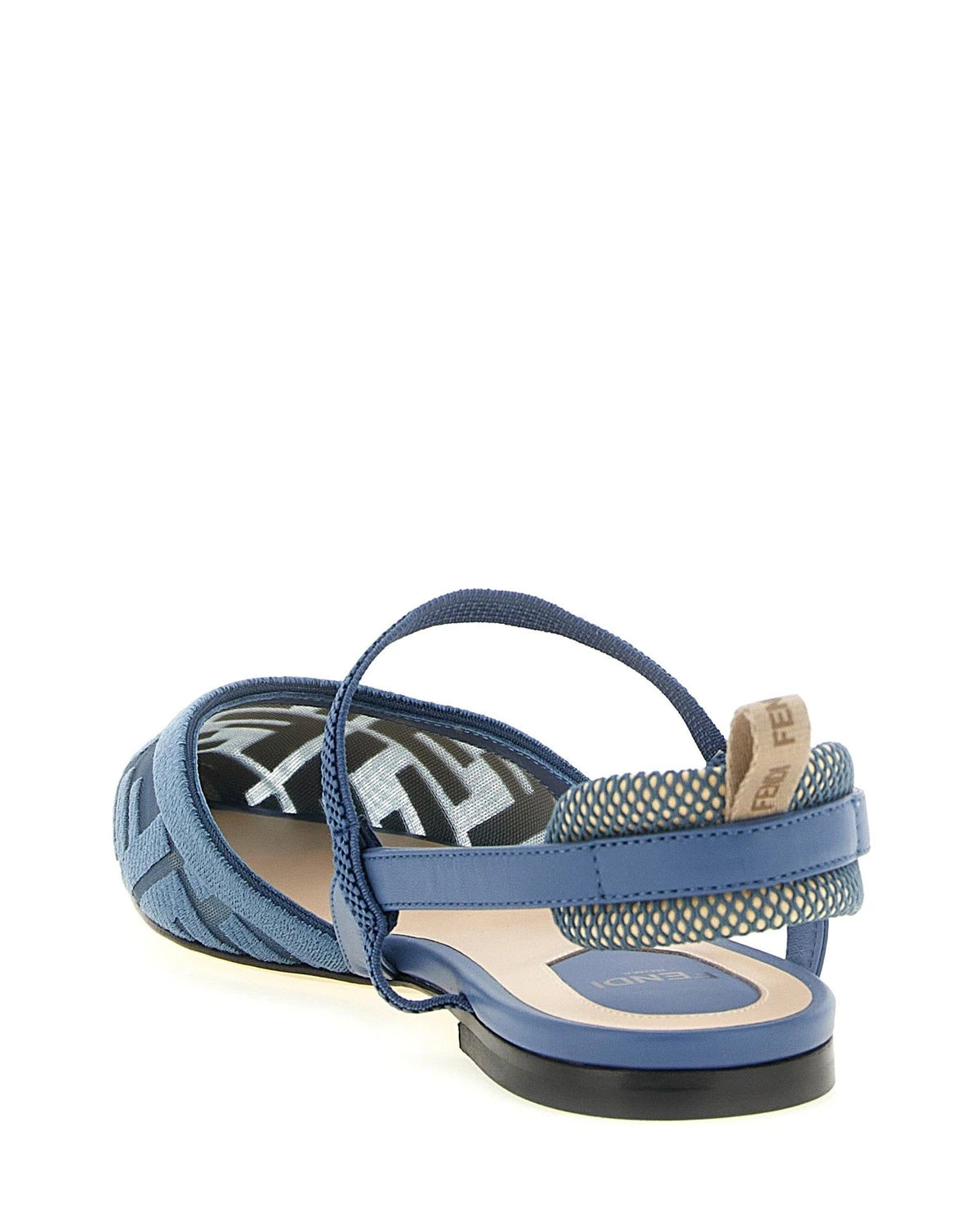 Fendi Sandals in blue, Polyamide — view 3