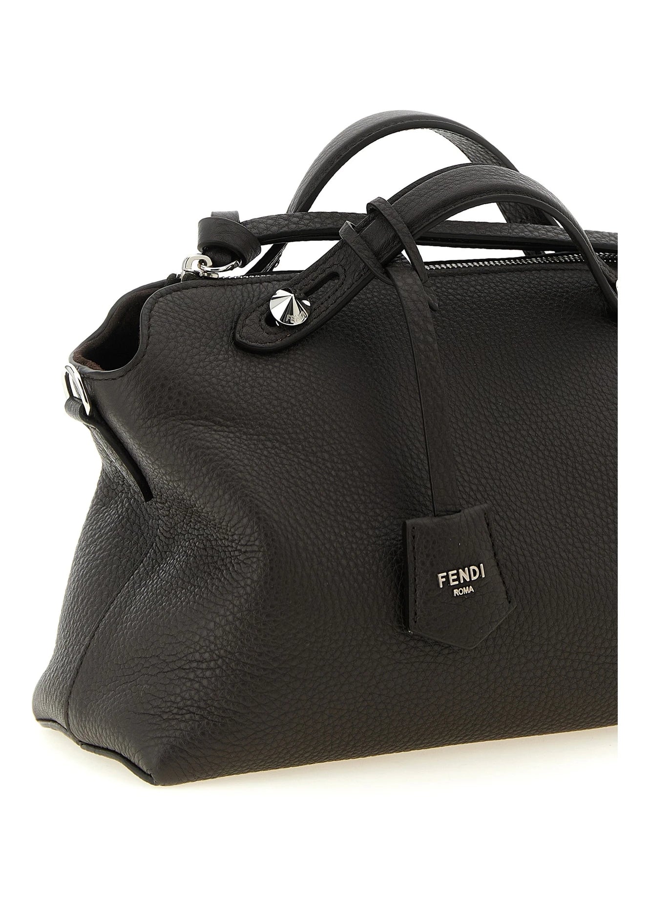 Fendi Satchel Bag in brown, Calfskin Leather — view 3