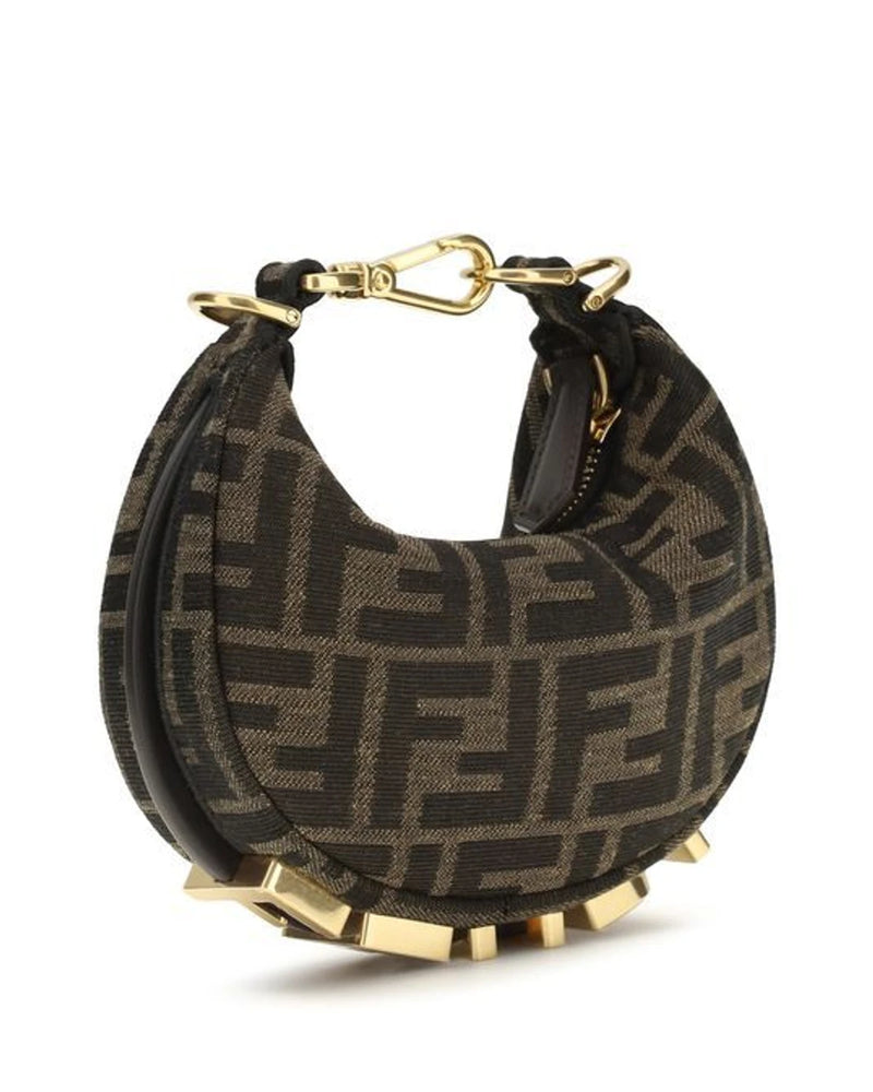 Fendi Shoulder Bag in brown, Polyamide — view 2