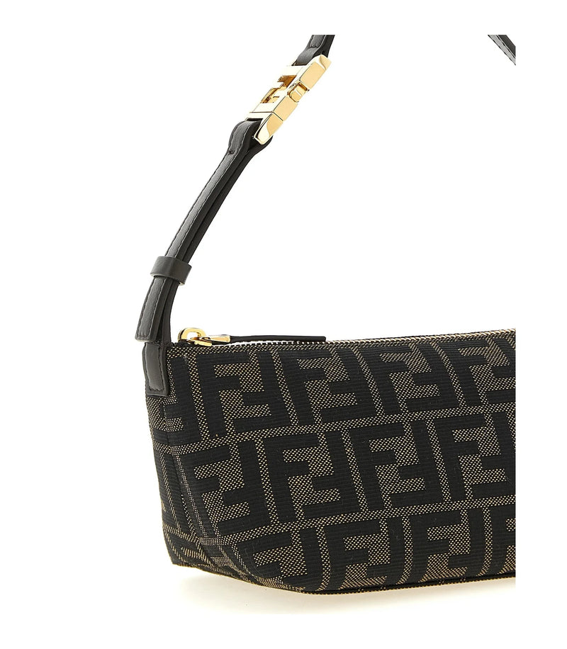 Fendi Shoulder Bag in brown, Polyester — view 3