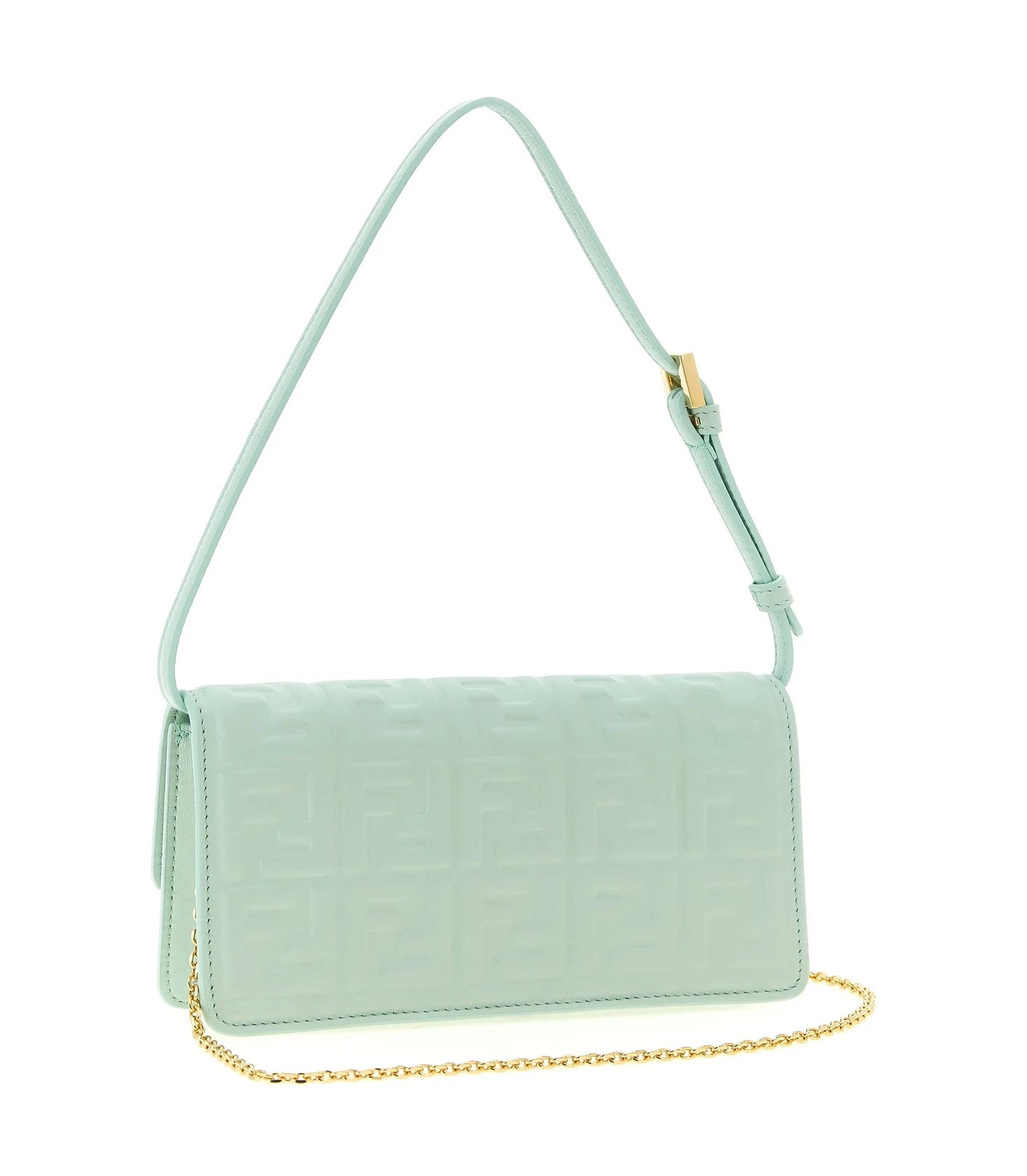 Fendi Shoulder Bag in green, Lamb Leather — view 2
