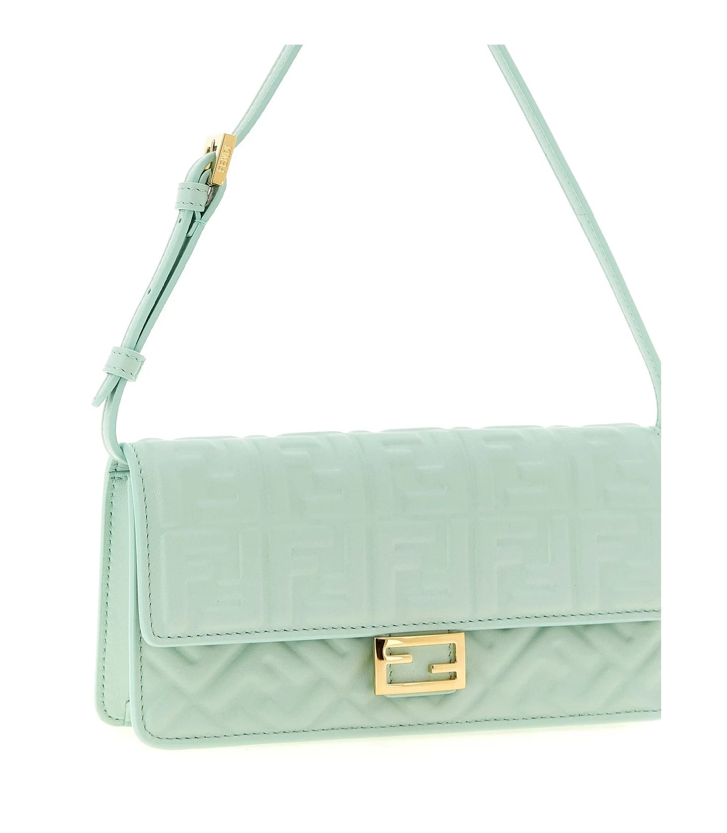 Fendi Shoulder Bag in green, Lamb Leather — view 3