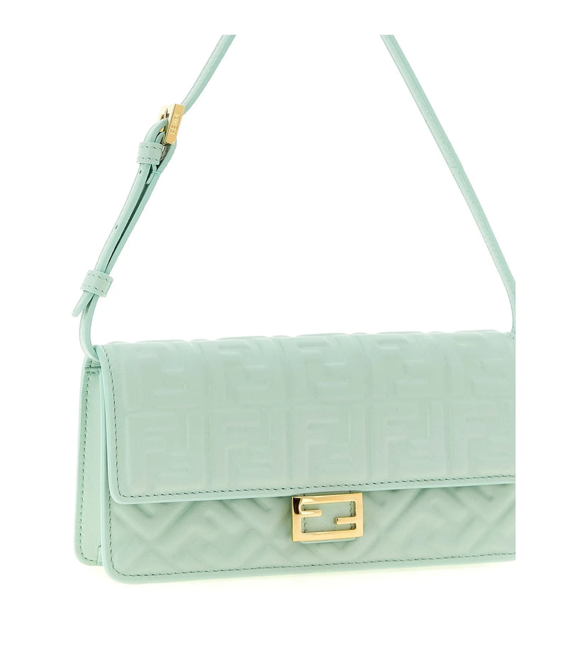 Fendi Shoulder Bag in green, Lamb Leather — view 3